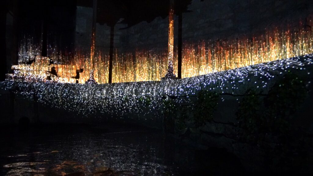 Yukao Nagemi et Chia-Wen Tsai (visuels), Christine Gandois (voix), Lola Ajima, Bruno Bernard et Nicolas Bralet (art sonore)/Lavoir de Bethléem/(c) Sébastien Mathelier
