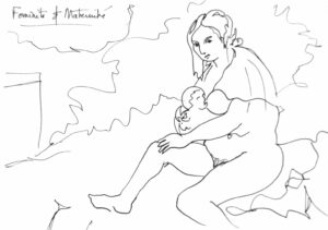 YN_Sketch_La_Tempete_Giorgione_FeminiteEtMaternite_2020-med