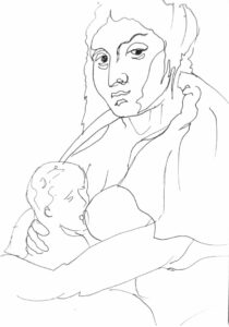 YN_Sketch_La_Tempete_Giorgione_PersonnageFeminin_2020-med